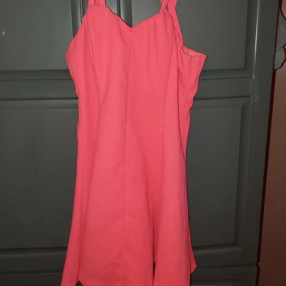 strapless open back dress Hot Pink Bodycon Rhinestone Corset Mini Dress main image 1